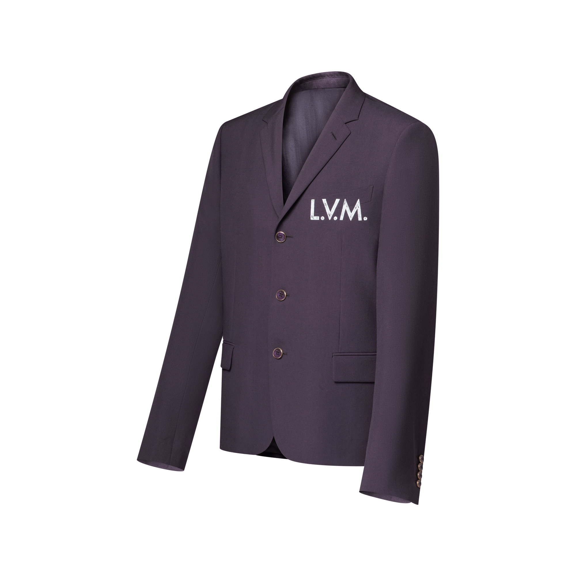 エンブロイダリー シグネチャー シングルブレストジャケット ｜ルイ